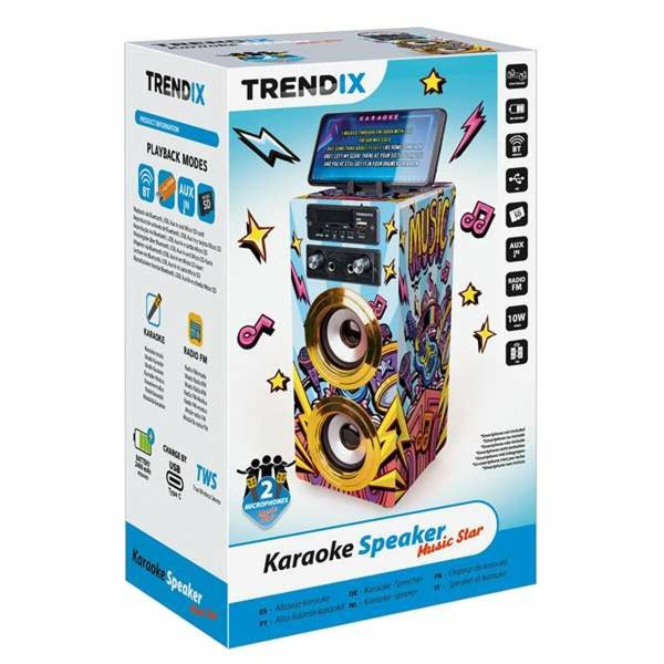 динамик с караоке-микрофоном