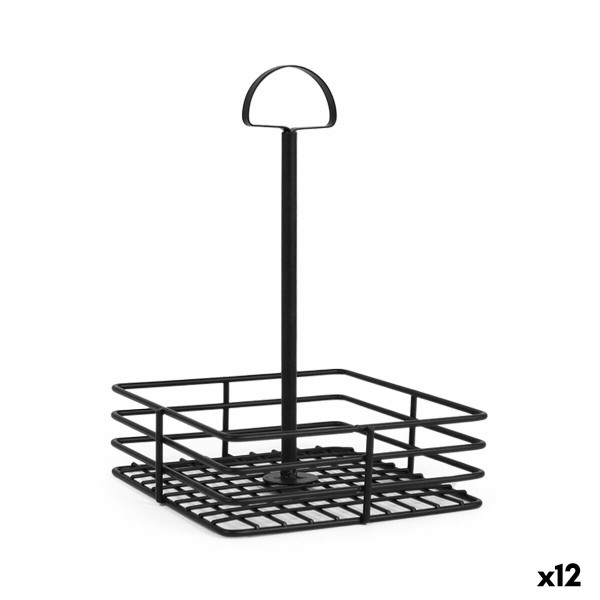 padažo laivelis My Bar 15 x 15 x 22 cm Juoda (12 vnt.)