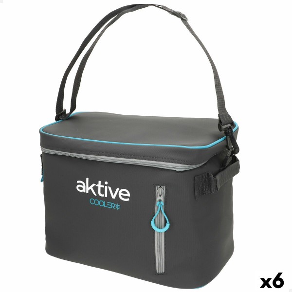 Переносной Холодильник Aktive 18 L 34 x 26 x 21 cm Чёрный (6 штук)
