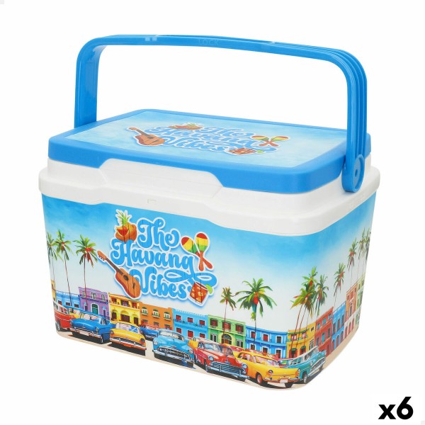 Ciets pārnēsājams ledusskapis Aktive 5 L 28 x 19 x 21 cm Zils (6 gb.)