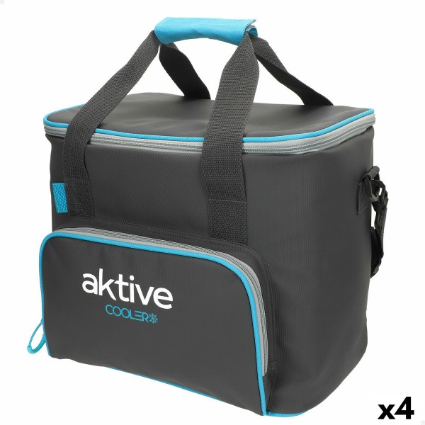 Переносной Холодильник Aktive 20 L 32 x 28 x 23 cm Чёрный (4 штук)