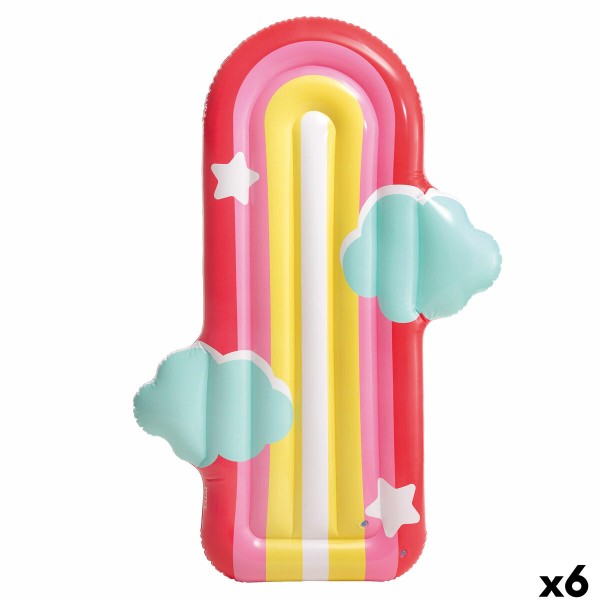 Piepūšamais matracis Intex Varavīksni 183 x 132 cm Daudzkrāsains (6 gb.)