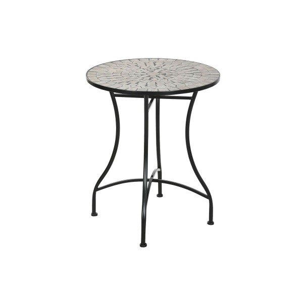 Side table Home ESPRIT Black Multicolour 60 x 60 x 72 cm