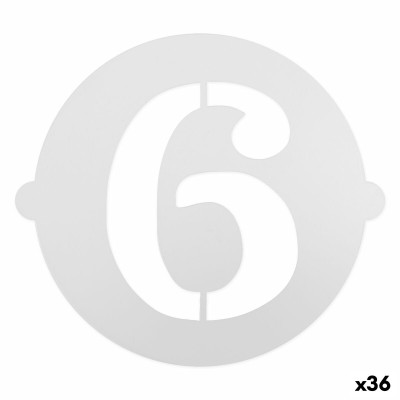 Cake stencil Algon Number 6...