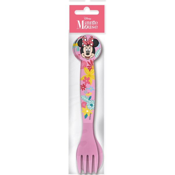 Söögiriistade komplekt Minnie Mouse CZ11401 Roosa Plastmass 2 Tükid, osad