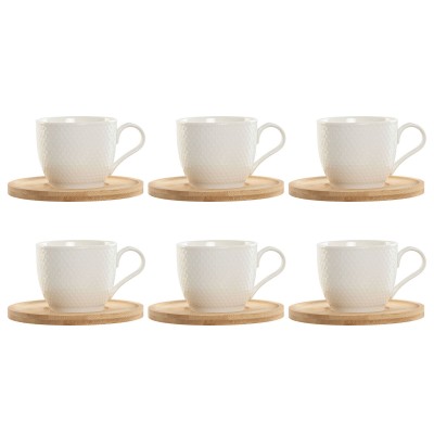 Set of 6 Cups with Plate...