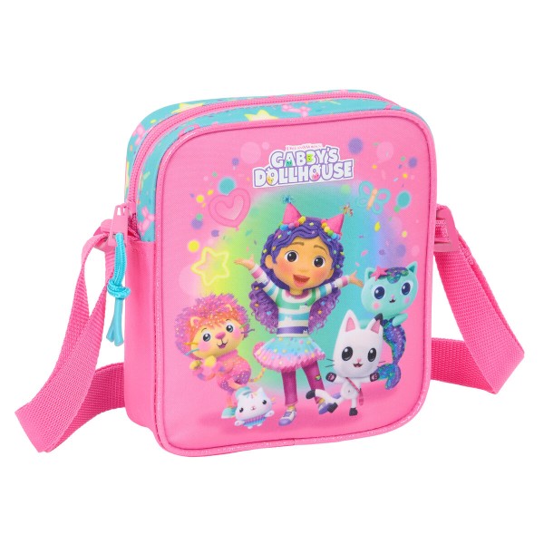 Plecu Soma Gabby's Dollhouse Confetti Rozā Tirkīzs 16 x 18 x 4 cm