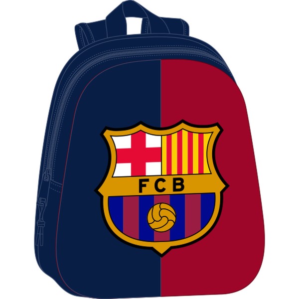 Bērnu soma F.C. Barcelona Zils Sarkanbrūns 27 x 33 x 10 cm 3D