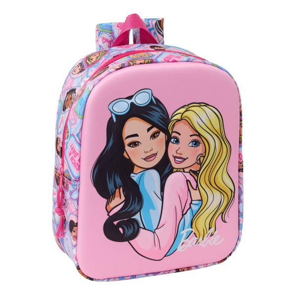 Детский рюкзак Barbie Розовый 22 x 27 x 10 cm 3D
