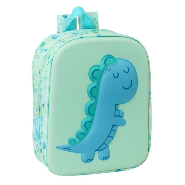 Child bag Safta Mint 22 x 27 x 10 cm 3D