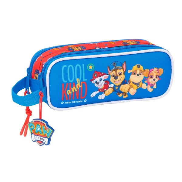 Dvigubas penalas The Paw Patrol Cool Mėlyna Raudona 21 x 8 x 6 cm