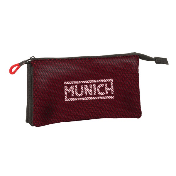 Trigubas penalas Munich Vulcan Juoda 22 x 12 x 3 cm