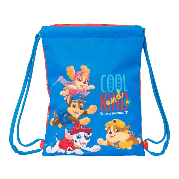 Mugursoma ar lencēm The Paw Patrol Cool Zils Sarkans 26 x 34 x 1 cm