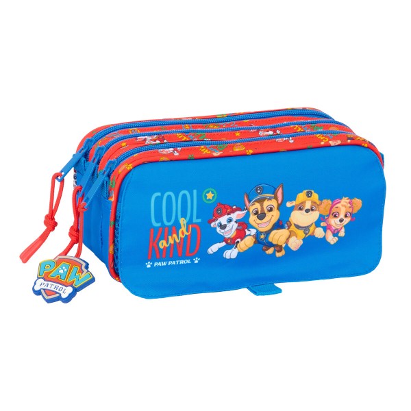 Trigubas penalas The Paw Patrol Cool Mėlyna Raudona 21,5 x 10 x 8 cm
