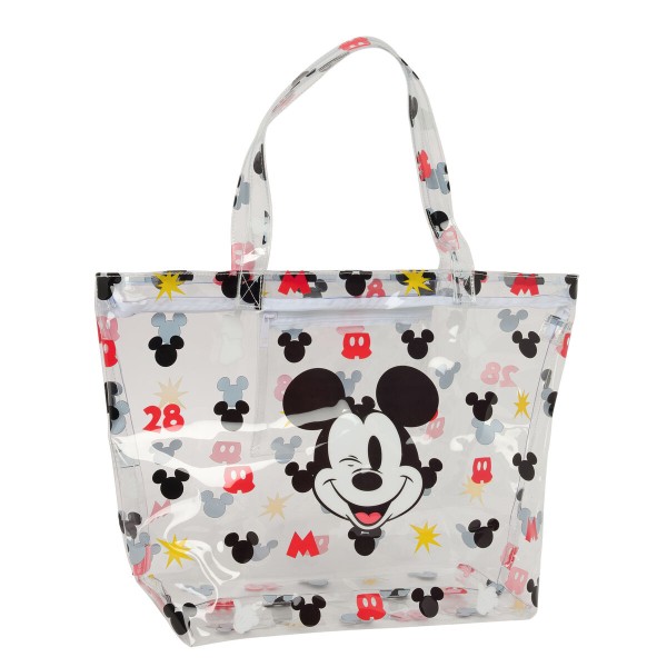 Ostoskassi Mickey Mouse Clubhouse Beach Monivärinen Läpinäkyvä 54 x 35 x 17 cm