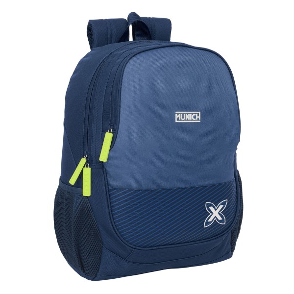 School Bag Munich Blue indigo Blue 32 x 44 x 16 cm