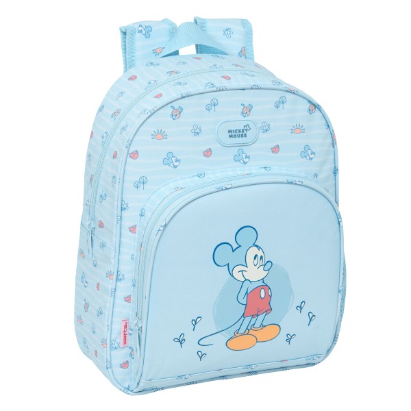 Детский рюкзак Mickey Mouse Clubhouse Baby Светло Синий 28 x 34 x 10 cm