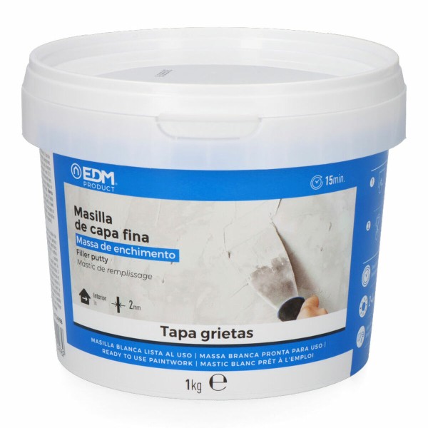 Glaistas EDM 24998 Balta 1 kg Paruošta naudoti