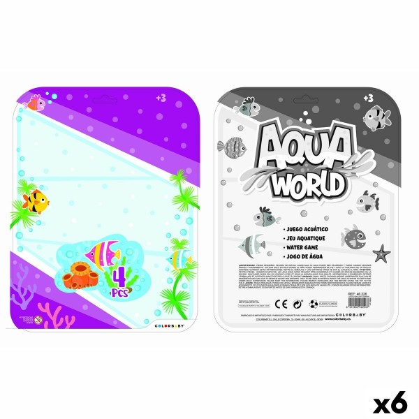 Ūdens spēle Colorbaby AQUA WORLD 16,5 x 19,7 x 2,5 cm (6 gb.)