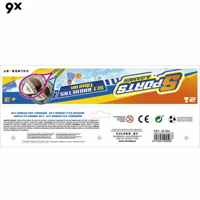 Racquet Set Colorbaby 22 x...