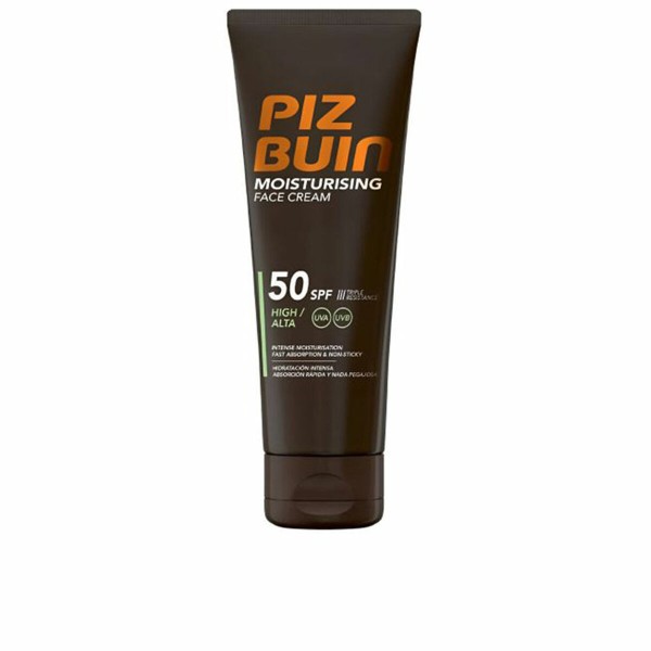 Facial Sun Cream Piz Buin MOISTURISING Spf 50+ 50 ml