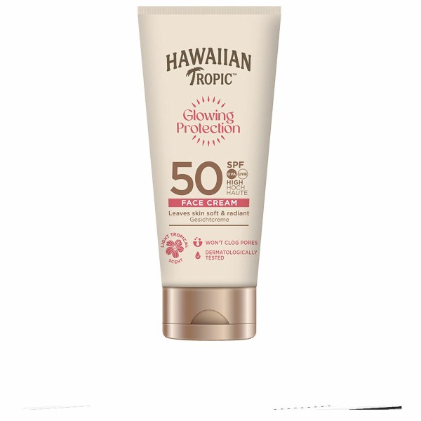 Kremas nuo saulės veidui Hawaiian Tropic GLOWING PROTECTION Spf 50 50 ml