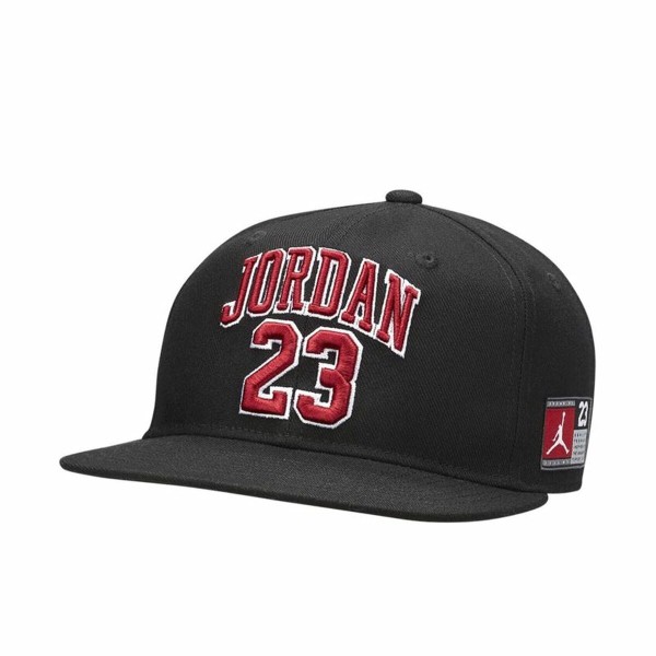 Sporta Cepure Jordan Jordan Jersey Flatbrim Infantil Melns
