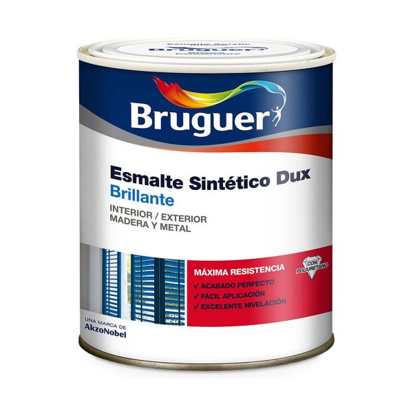 Sünteetiline emailvärv Bruguer Dux 250 ml Must