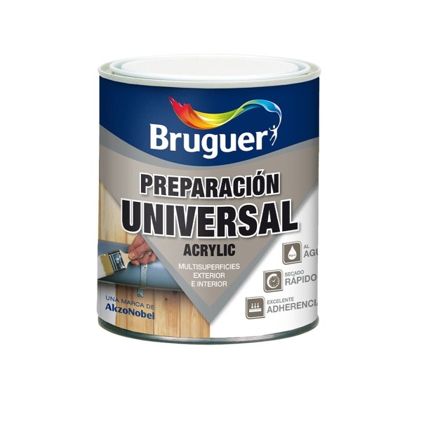 Paviršiaus paruošimas Bruguer 5120577  Universalus Akrilas Spausdinimas Balta 750 ml Parafinas