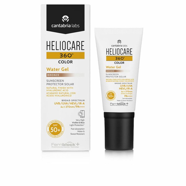 Päikesekaitse koos Värviga Heliocare Heliocare 360º Water Gel Color Bronce 50 ml Spf 50