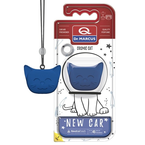 Automašīnas Gaisa Atsvaidzinātājs Dr Marcus Cosmic Cat Jauna automašīna Plastmasa Smarža Kareklis