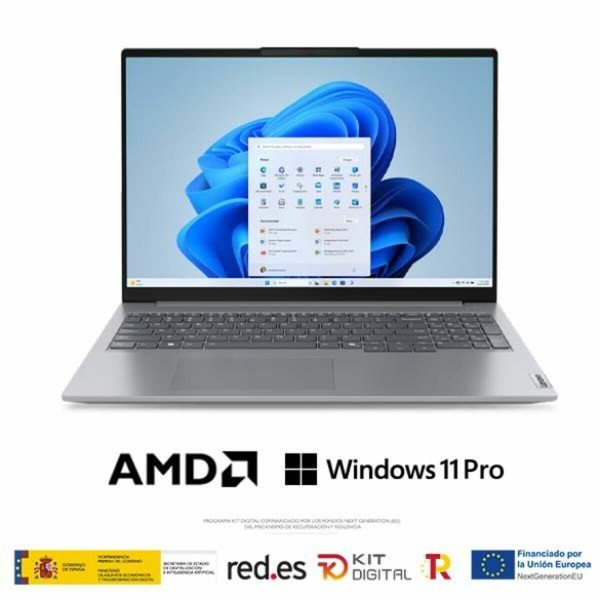 Nešiojamas kompiuteris Lenovo 21MW0042SP 16" 16 GB RAM 512 GB SSD Ispaniška Qwerty AMD Ryzen 5 7535HS