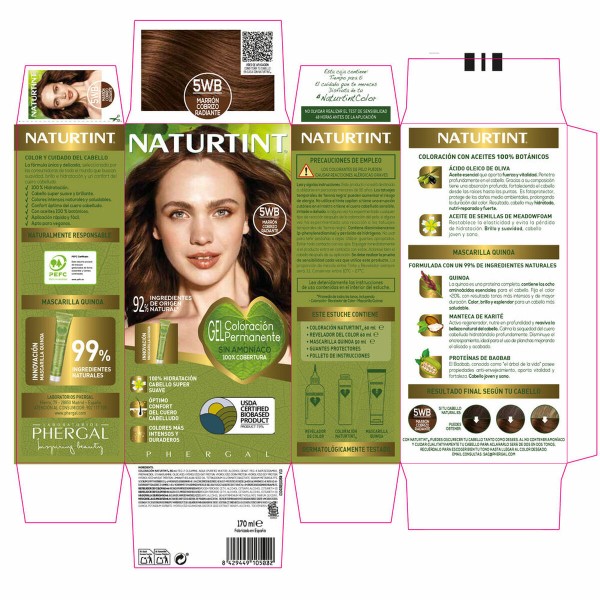 Juuksemask Naturtint NATURTINT COLORACIÓN 170 ml