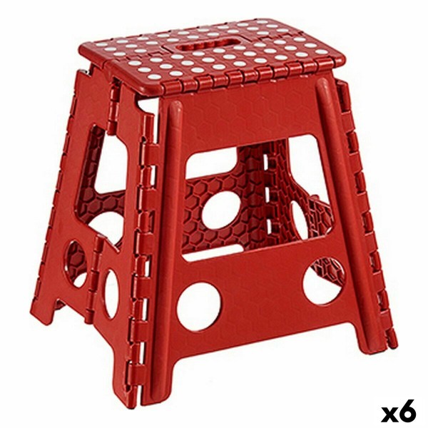 Folding Stool Kipit CH27015-1-1 Plastic 39 x 22 x 29 cm (6 Units)