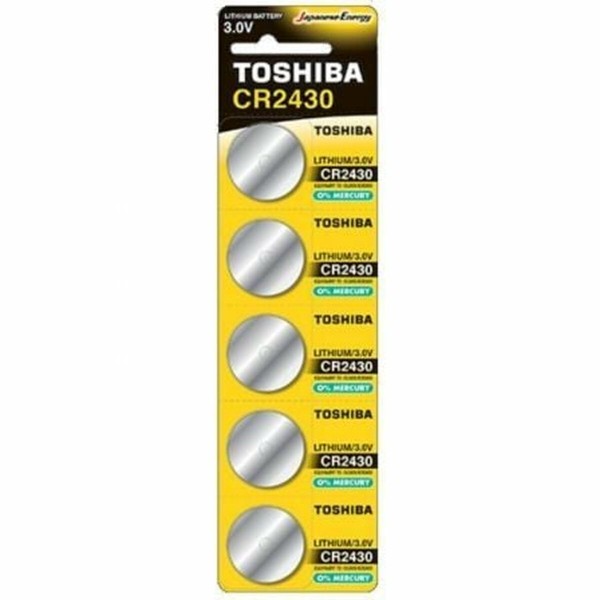Rechargeable Batteries Toshiba CR2430-PW-BP-5 3 V
