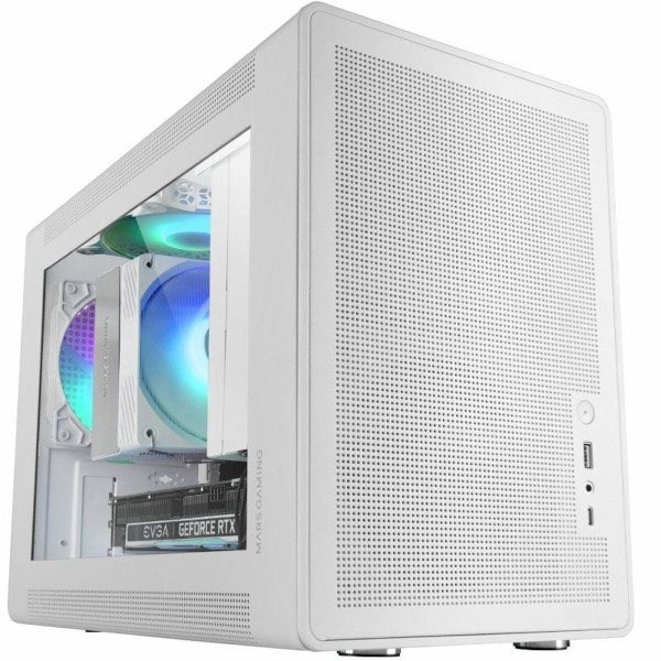 Mini Torņveida Kārb Micro ATX/ITX Mars Gaming MCXPSW Balts