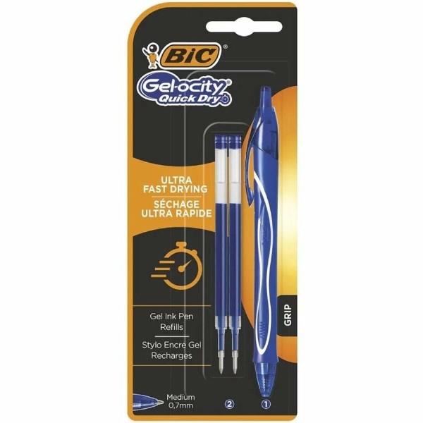 Liquid ink pen Bic Gelocity Quick Dry 951757 Blue