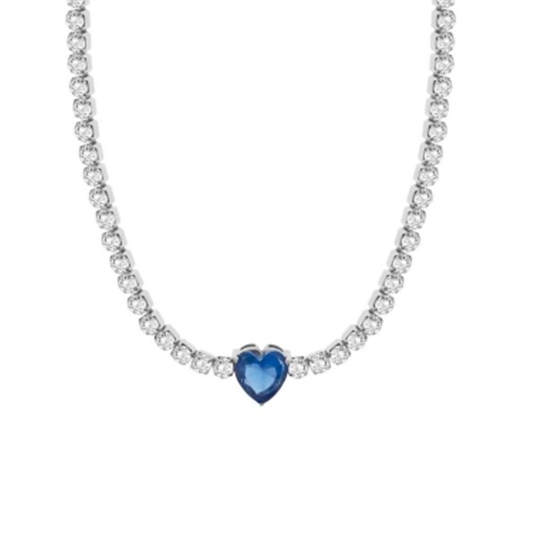 Ladies' Pendant LIU JO LJ2445 Silver Blue