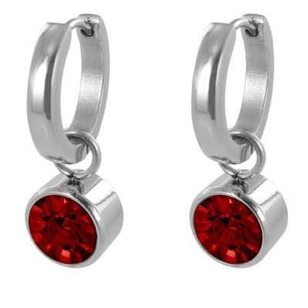 Ladies' Earrings CO88 Collection 8CE-60006 Red Silver