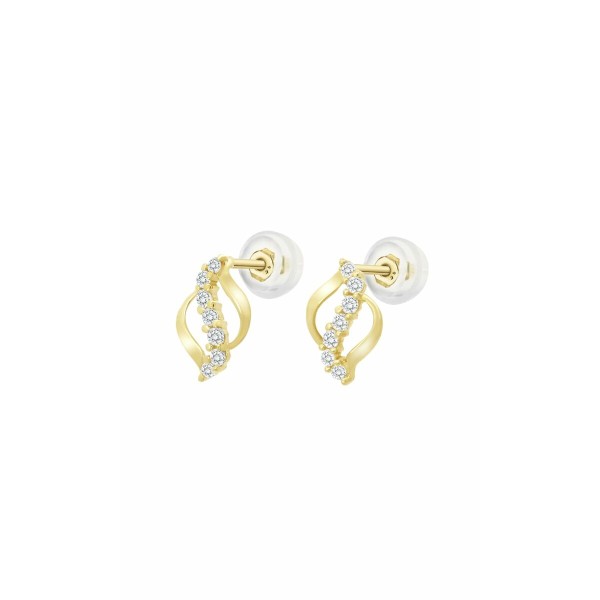 Ladies' Earrings Lotus HIN00085 Golden