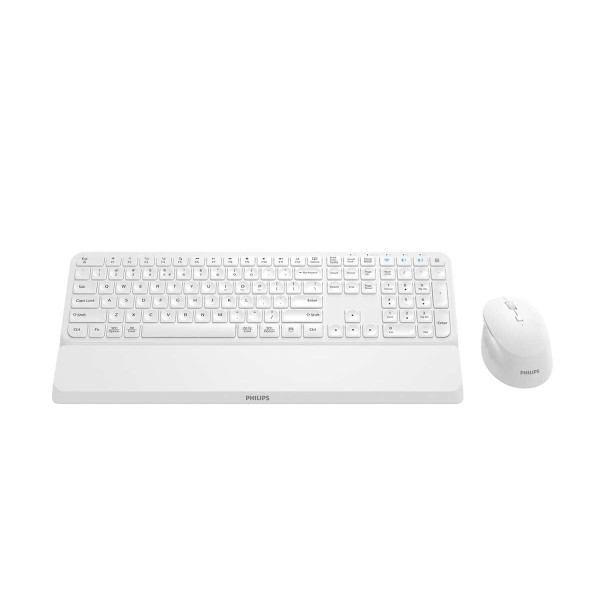 Мышь и клавиатура Philips SPT6607W/16 Белый QWERTY