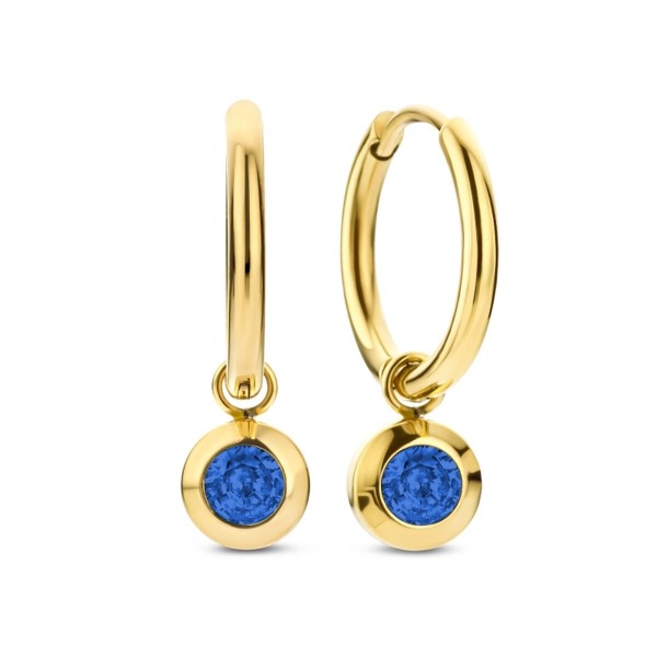 Ladies' Earrings CO88 Collection 8CE-70487 Golden Blue