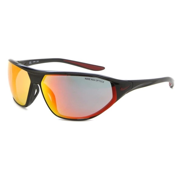 Unisex Saulesbrilles Nike AERO SWIFT BLACK RED MIRROR