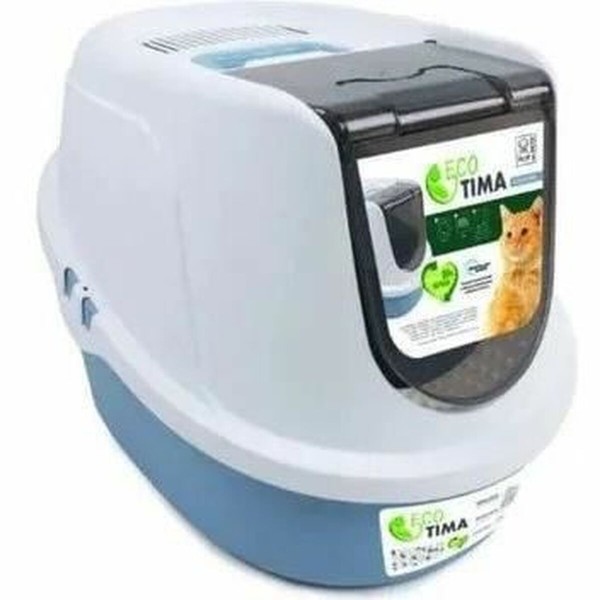 Cat Litter Box MPETS ECO TIMA Blue Plastic