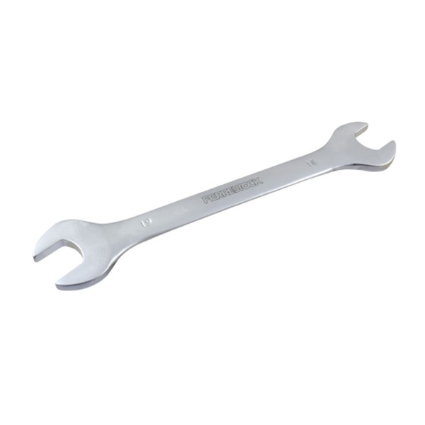 Fixed head open ended wrench Ferrestock 18 x 19 mm