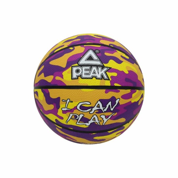 Korvpalli Pall Peak Peak Camo Ball Kollane Lilla (Suurus 5)