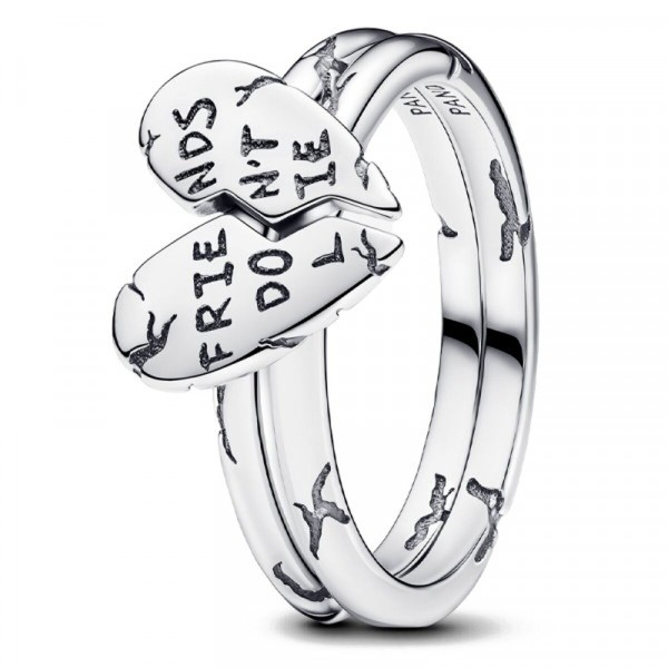 Ladies' Ring Pandora 193575C00-56 Silver 16