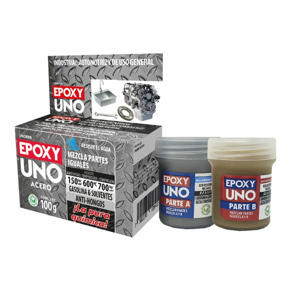 Two component epoxy adhesive Fusion Epoxy Black Label Unoa98 Универсальный Темно-серый 100 g