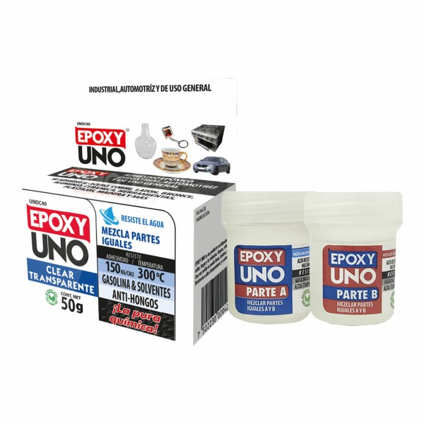 Two component epoxy adhesive Fusion Epoxy Black Label Unoc40 Universaalne Värvitu 50 g