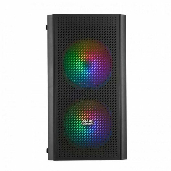 ATX pusiau bokšto tipo korpusas Mars Gaming MC300 Juoda LED RGB RGB mATX